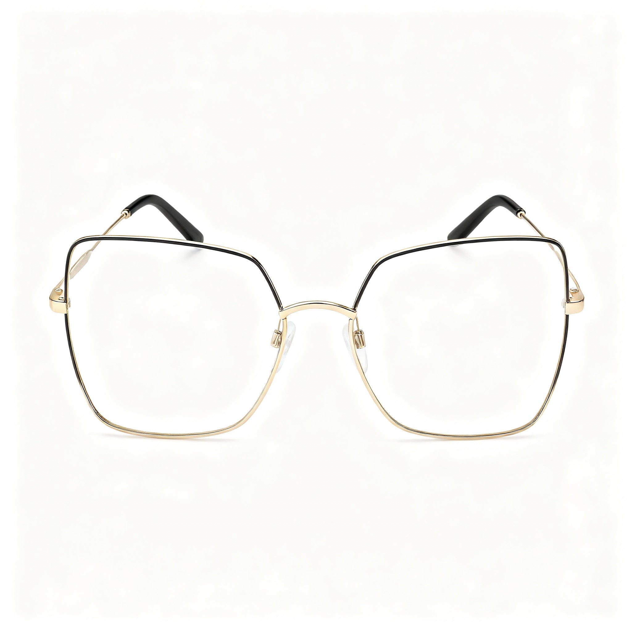 Marc Jacobs Modern Unisex Metal Sunglasses, Black Gold Copper Frame, Non-polarized Lenses 57-17-145