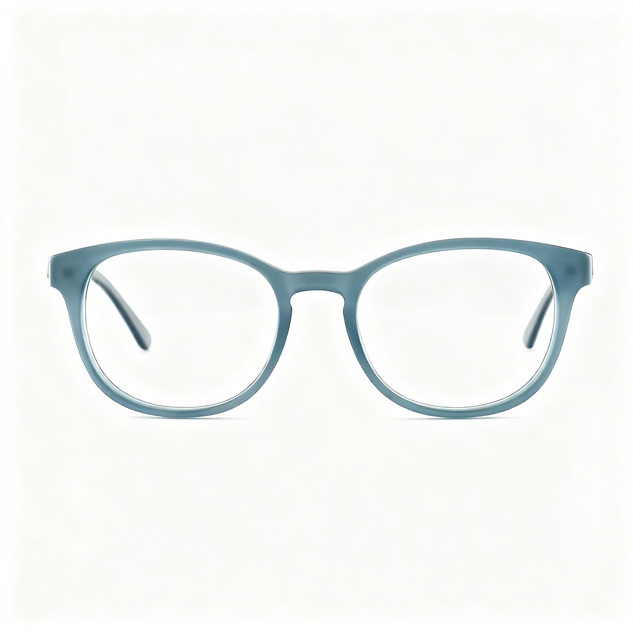 SMITH Classic Men's Gray Plastic Rectangular Full Rim Prescription-Ready Optical Eyeglass Frames