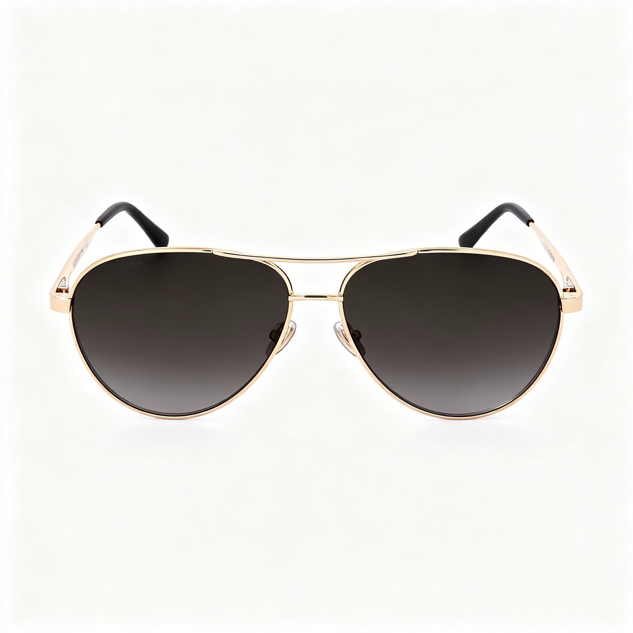 JIMMY CHOO JIMENA/S Women's Classic Gold Havana Stainless Steel Brown Gradient Non-Polarized Sunglasses 60mm