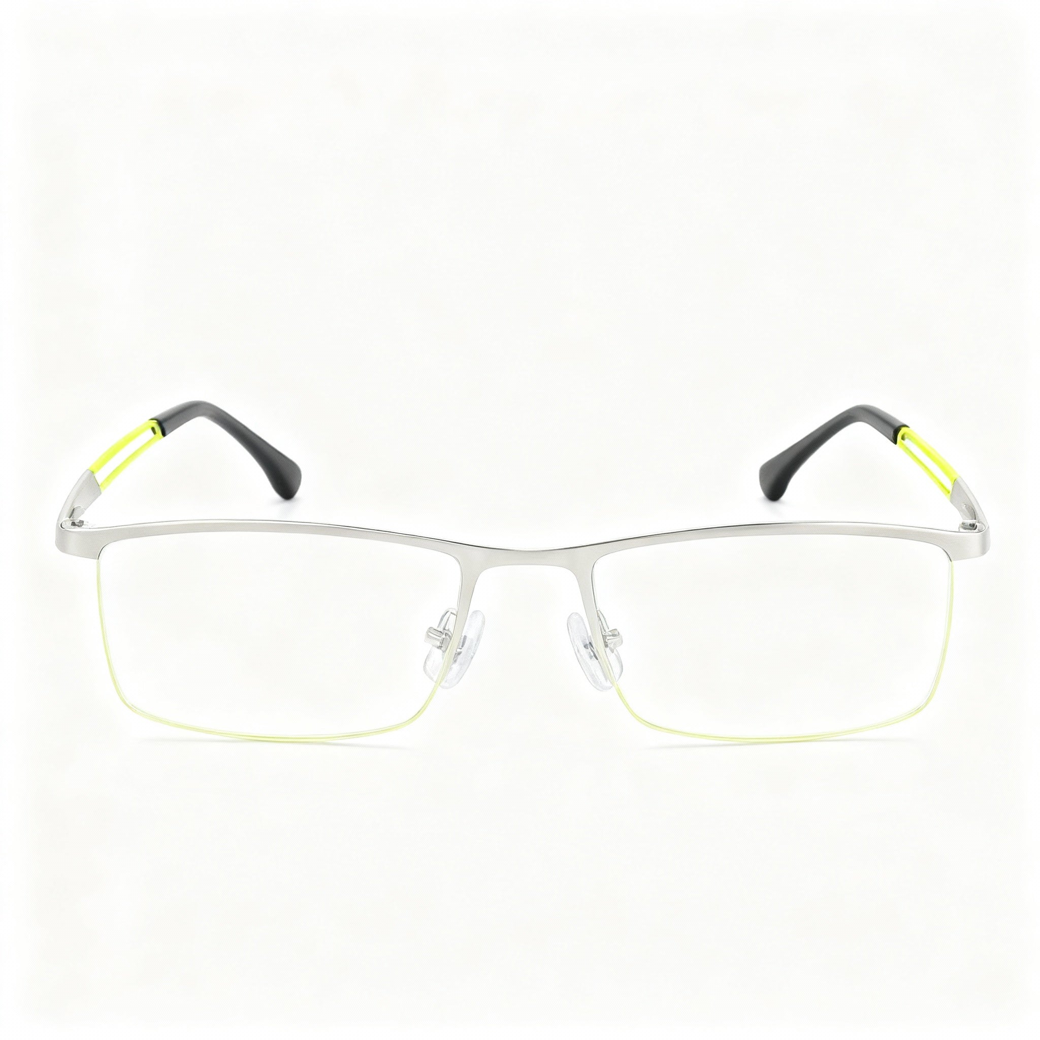 Carrera Modern Unisex Plastic Frame Eyeglasses with Polycarbonate Lenses, Matte Palladium Green, 54-19-140mm