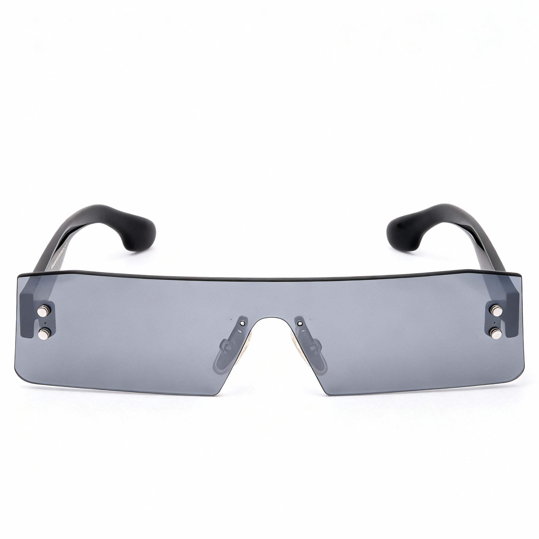 Victoria Beckham Vb241s Unisex Black Plastic Mask Sunglasses Gray Silver Flash Non-Polarized UV 62mm