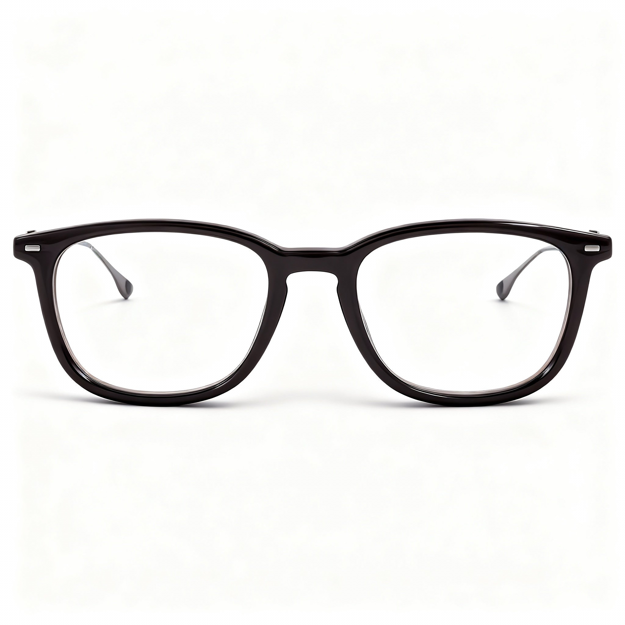 BOSS Boss 1359/BB Unisex Soft Rectangular Acetate & Titanium Optical Frames Brown Stripped Brown 52mm
