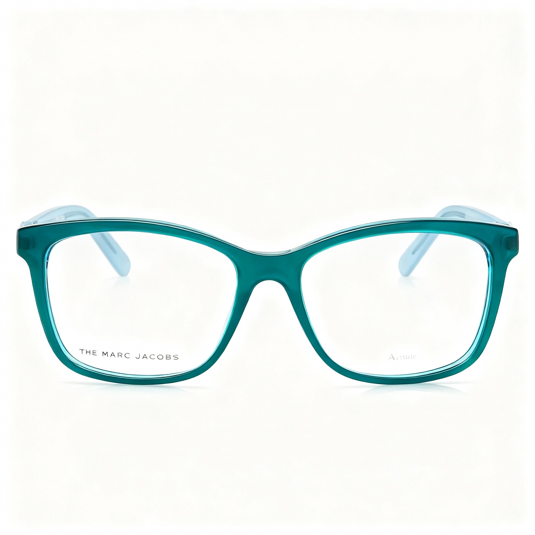 Marc Jacobs Contemporary Marc 558 Women's Acetate Optical Eyeglass Frames Green Azure 53-15-140mm