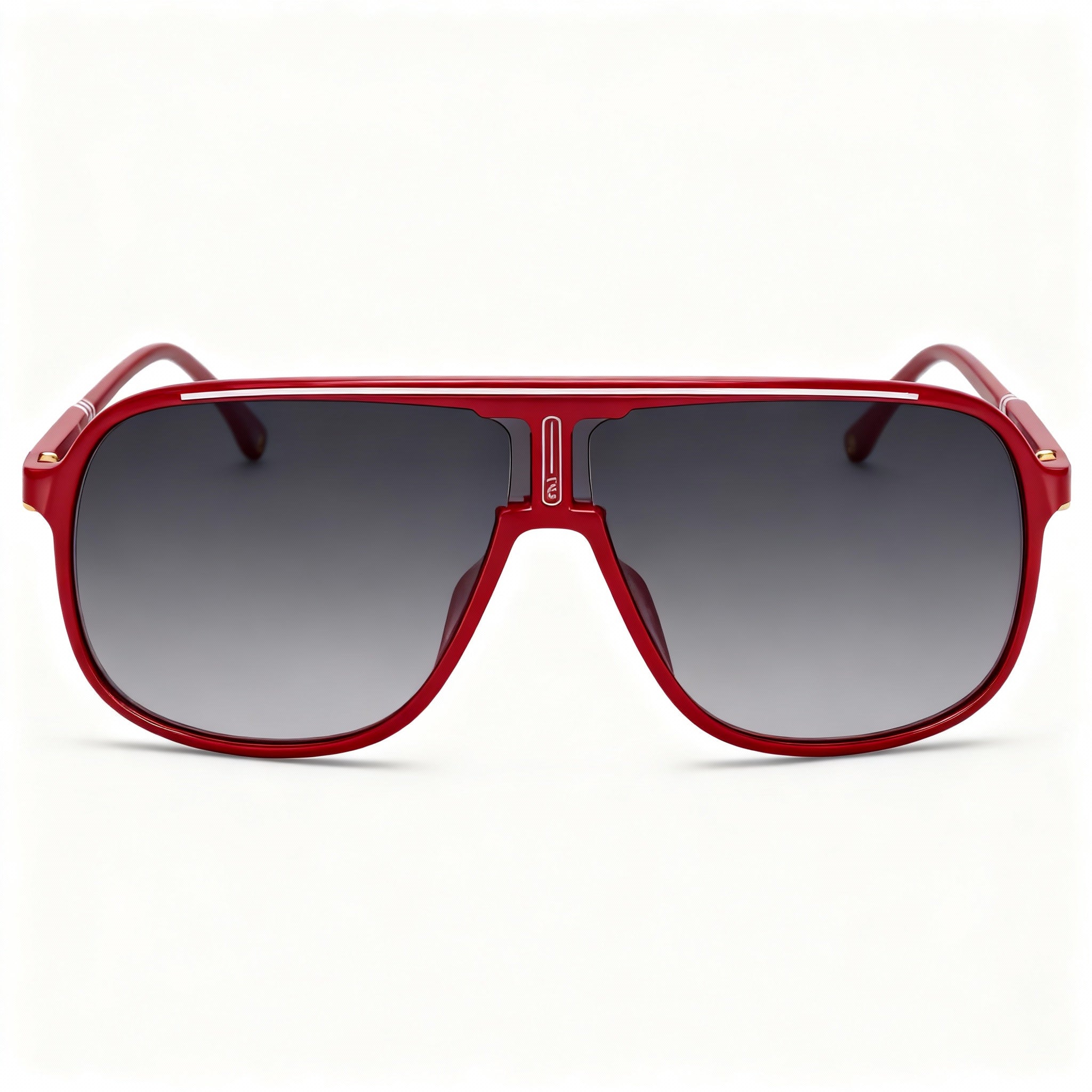 Carrera Modern Men's Multicoloured Propionate Sunglasses with Polycarbonate Non-Polarized Red Lenses 62mm