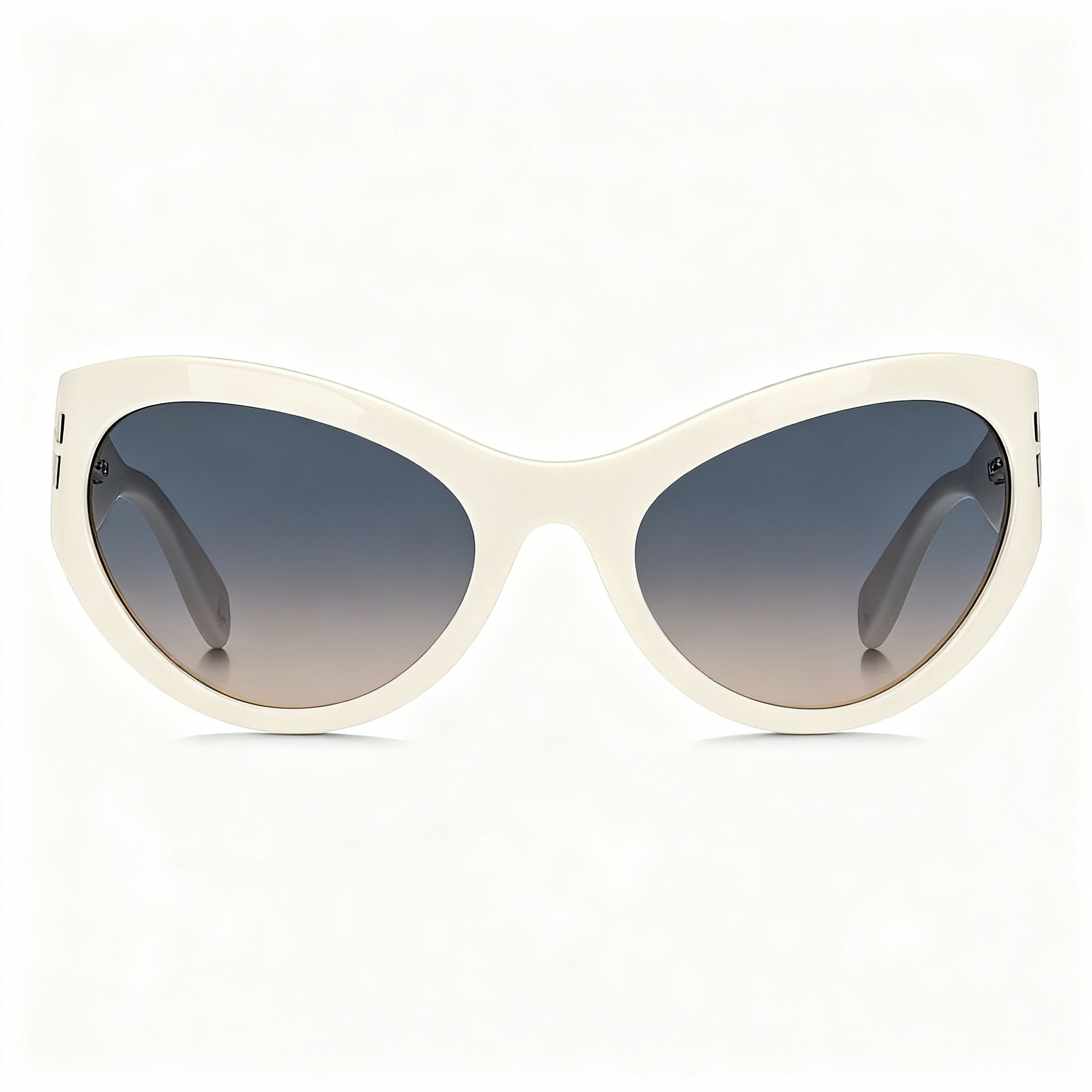 Marc Jacobs Icon (Jar) Women's Ivory Grey Acetate Frame Non-Polarized UV Protection Sunglasses 61mm