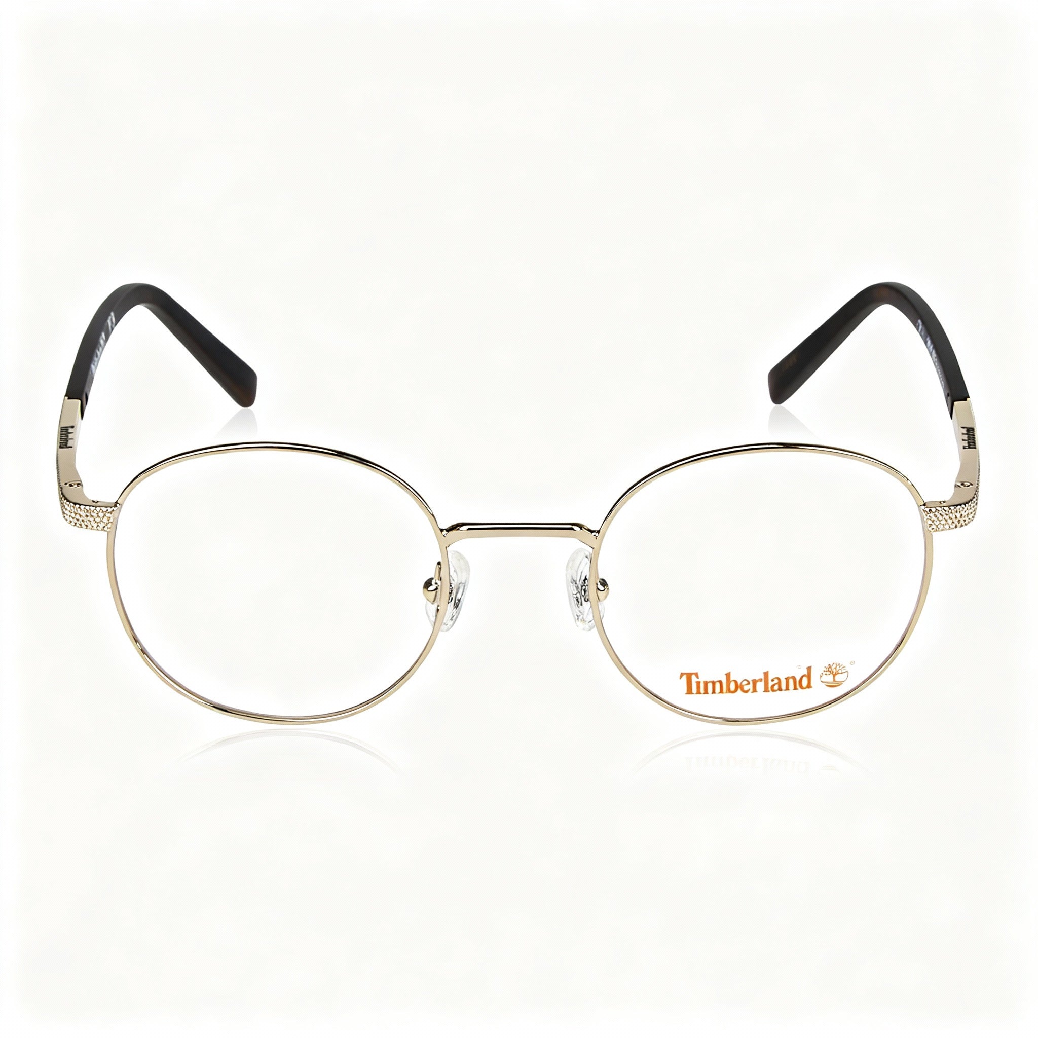 Timberland 1724 Unisex Metal Eyeglasses, Shiny Pale Gold Frame, Lens 50mm, Bridge 21mm, Temple 145mm