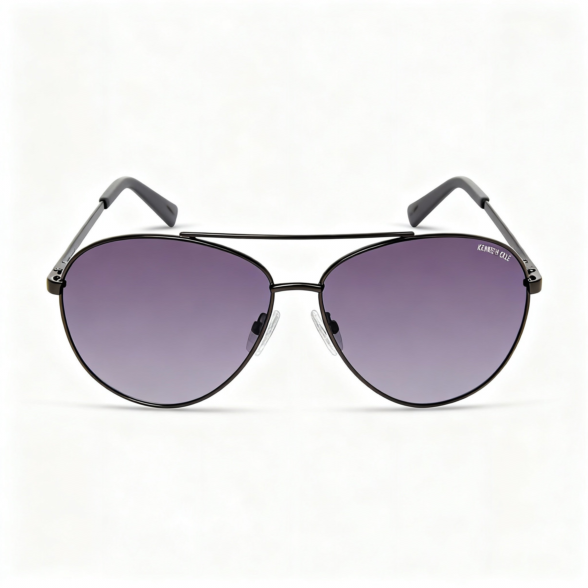 Kenneth Cole New York Kc6309c Women's Metal Non-Polarized Sunglasses, Matte Gunmetal Frame, Smoke Mirror Lens, 63-12-140