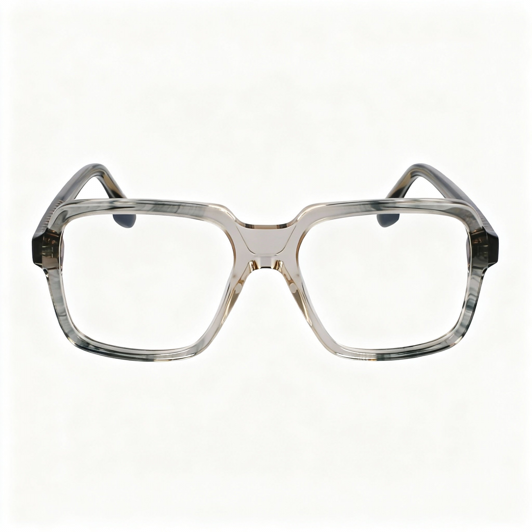 Victoria Beckham VB2668 Women's Acetate Rounded Square Optical Frames Vintage Shaded Grey 53-17-140