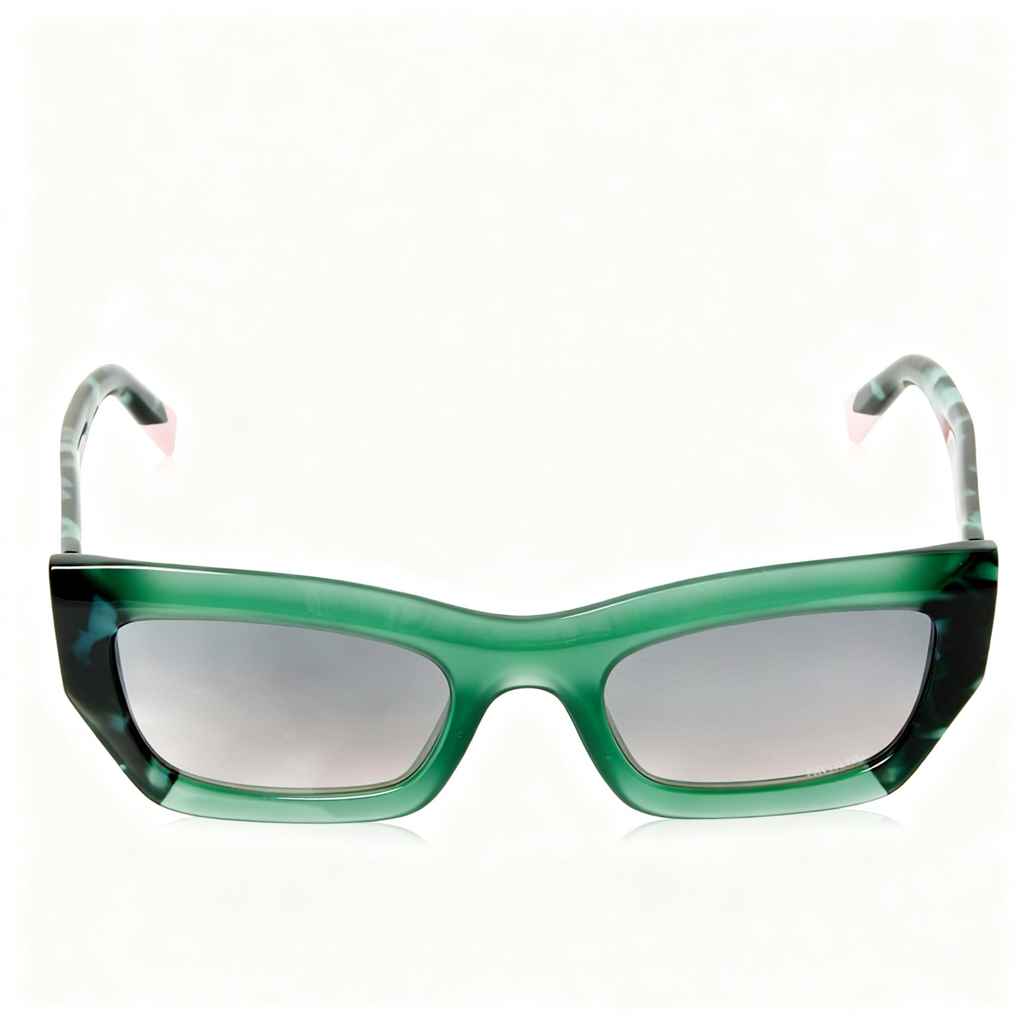 Missoni Seasonal Unisex Acetate Green Pink Havana Green Lens UV Protection Non-Polarized Sunglasses 53-22-145