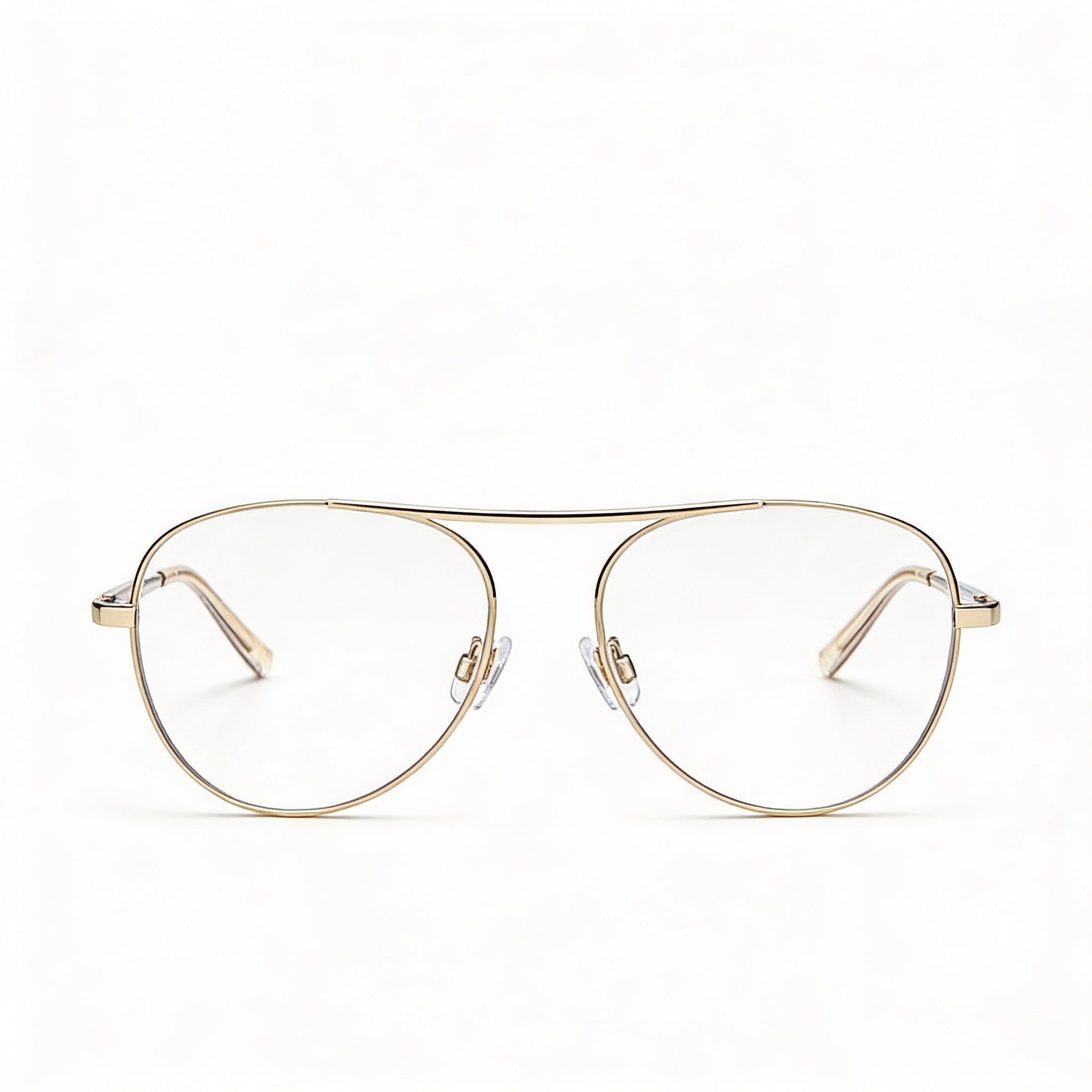 M Missoni Color Line Women's Aviator Optical Glasses Pink Gold Alloy Steel Frame Non- 55mm