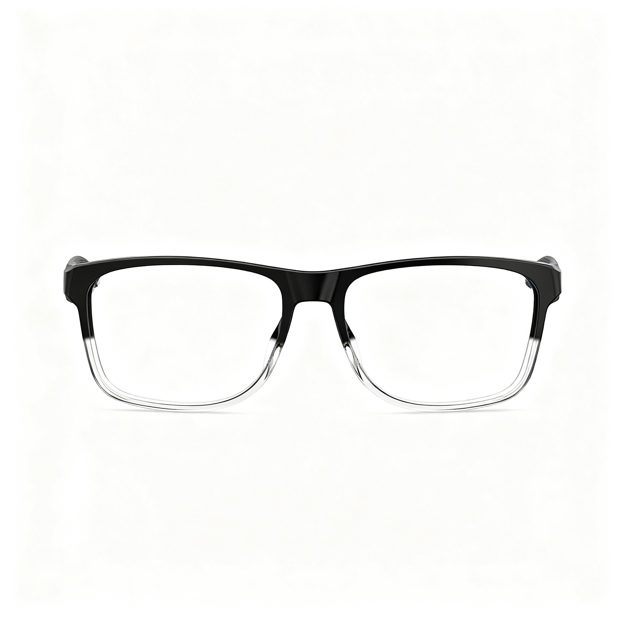 Carrera 8851 Men's Square Bi-Injected Acetate Eyeglasses with Flex Hinges Black Crystal 56-16-145