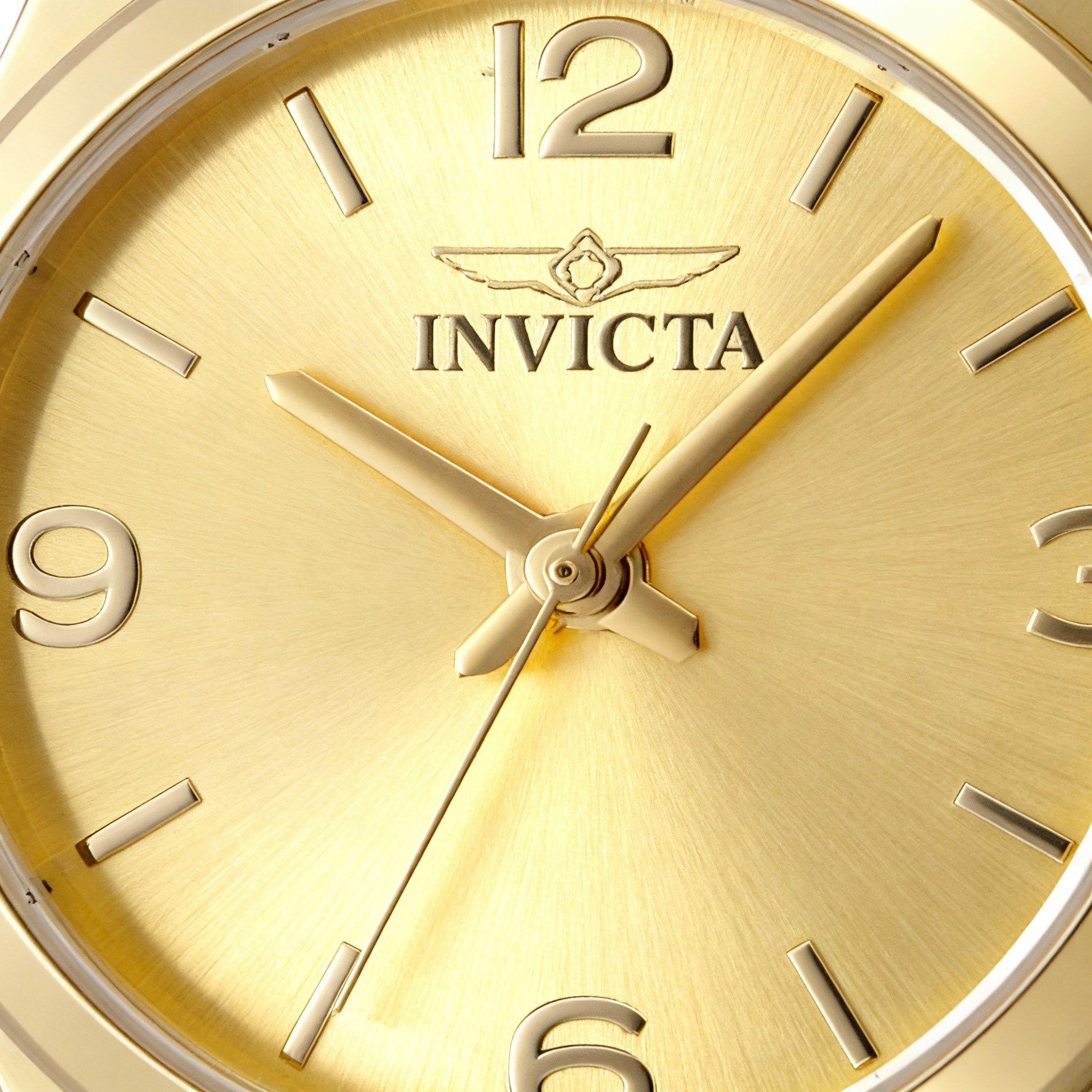 Invicta Angel Lady Unisex Stainless Steel Classic Watch with Bezel Markings, Arabic Numerals & High Contrast Hands, 30mm