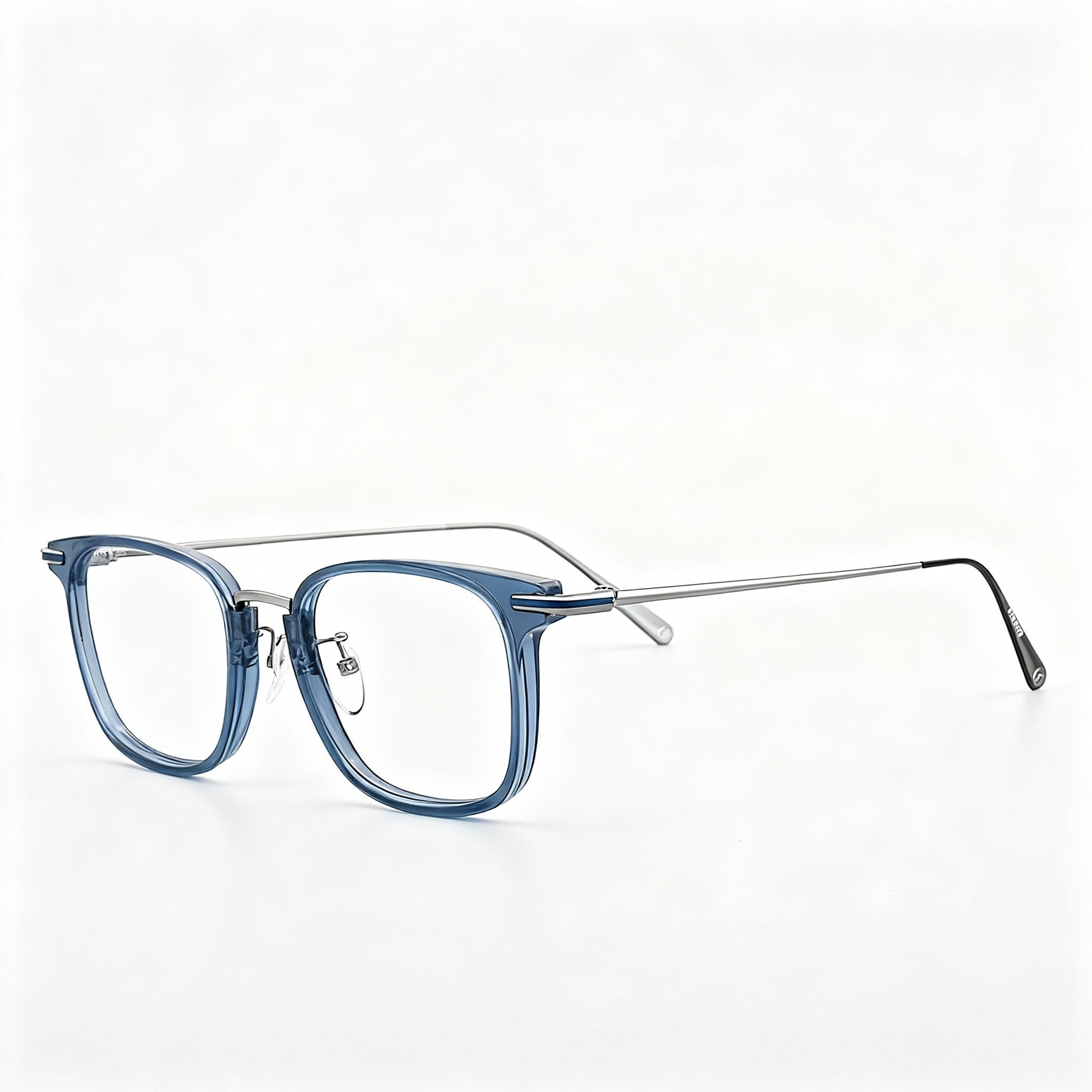 Polaroid Sunglasses Pld D384g Men's Plastic Eyeglasses with Clear Non-Polarized Lenses in Blackue Grey 51mm