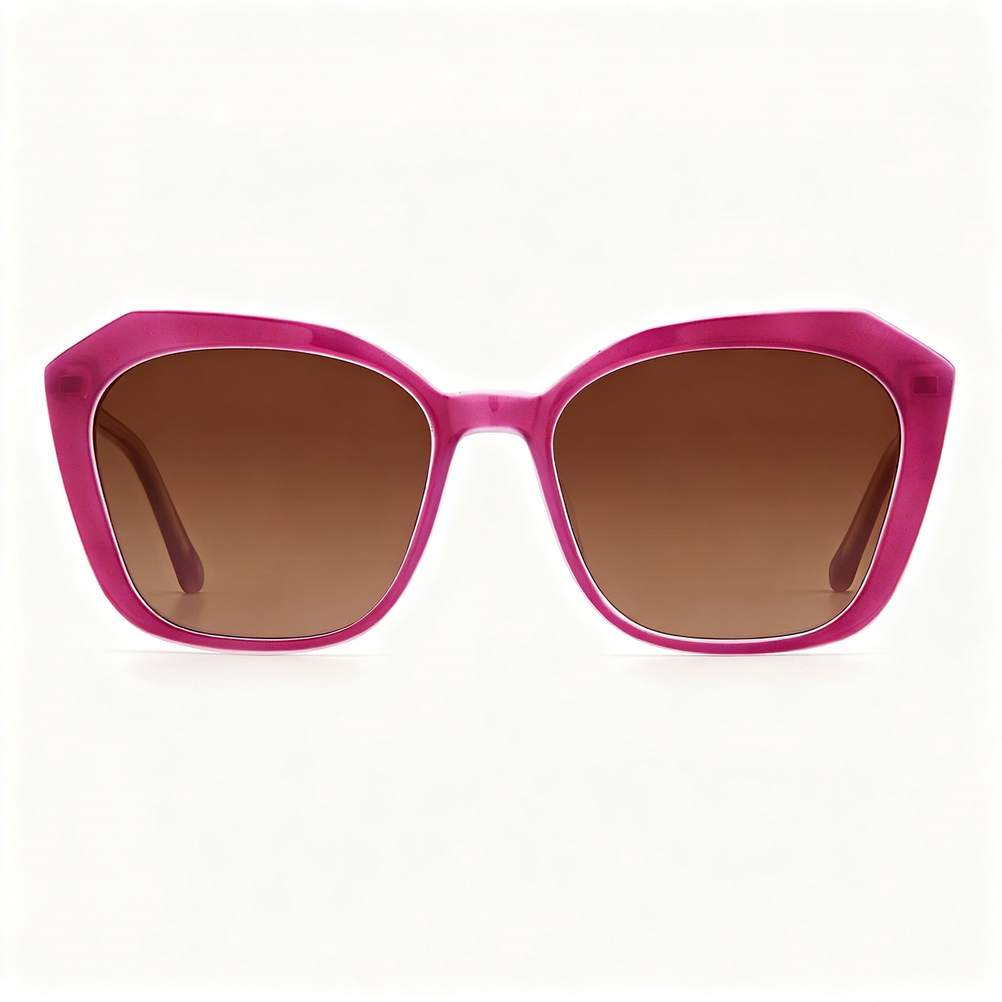 Fossil Women's Fos 3116/S Plastic Sunglasses Raspberry Burgundy Shaded with Pink Doubleshade Lenses 54mm