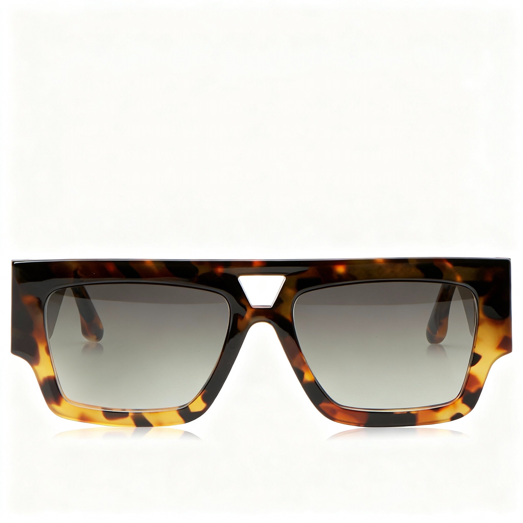 Victoria Beckham Modern VB651S Men's Dark Havana Fade Magnesium Non-Polarized Sunglasses 55mm