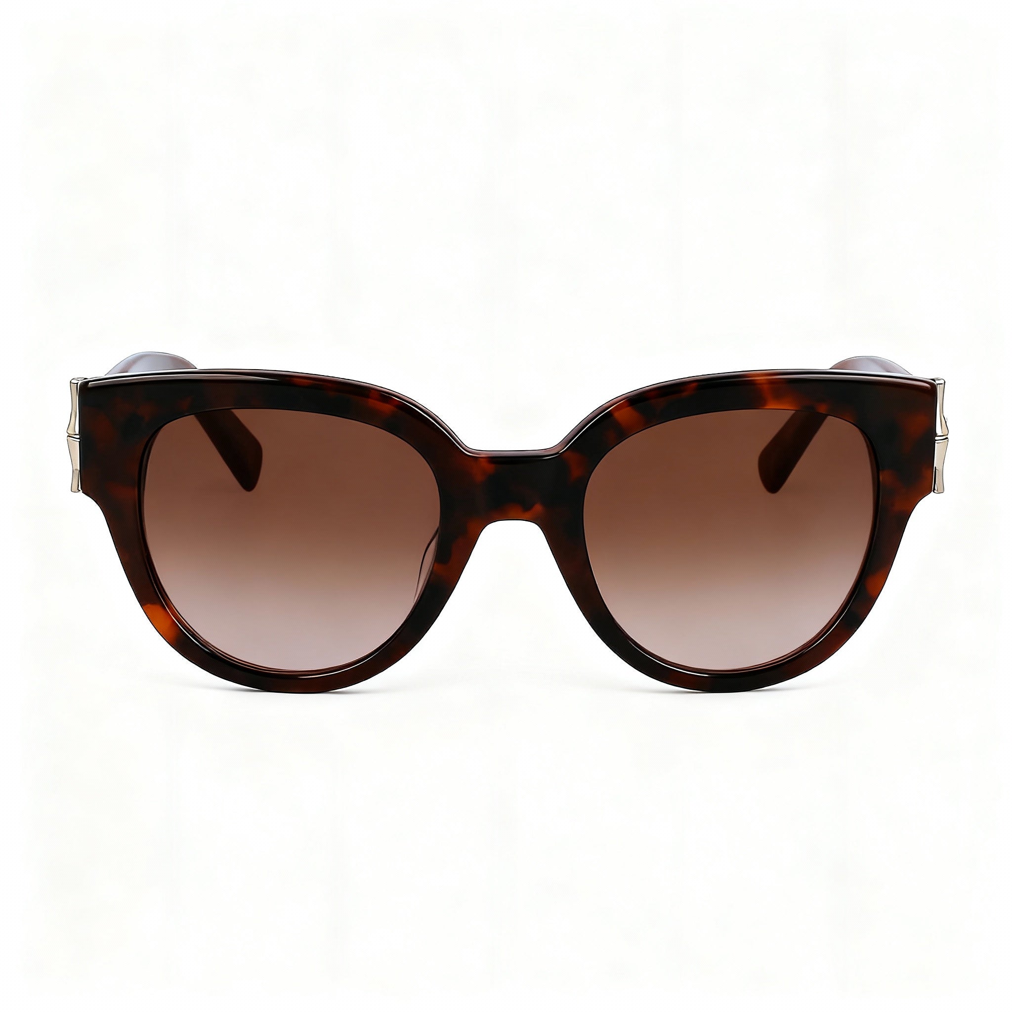 Longchamp LO733S Women's Casual Acetate Havana Light Brown Non-Polarized Sunglasses 52mm