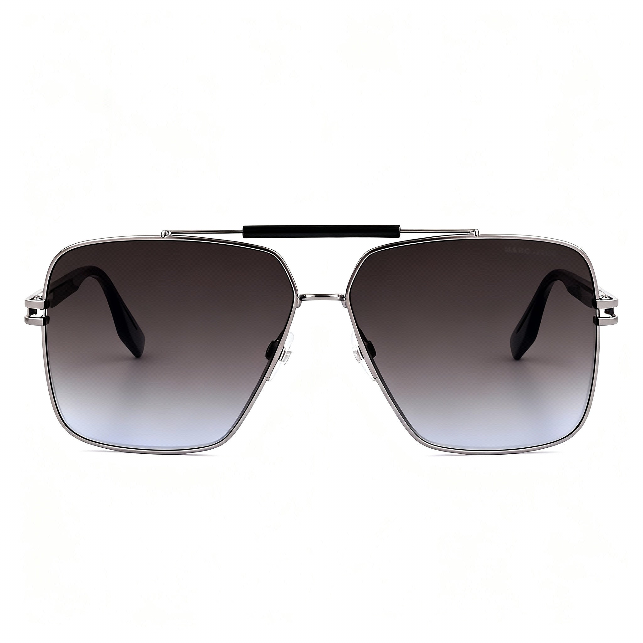 Marc Jacobs Contemporary Unisex Grey Metal Frame Sunglasses with Non-Polarized UV Lenses 62-12-145mm