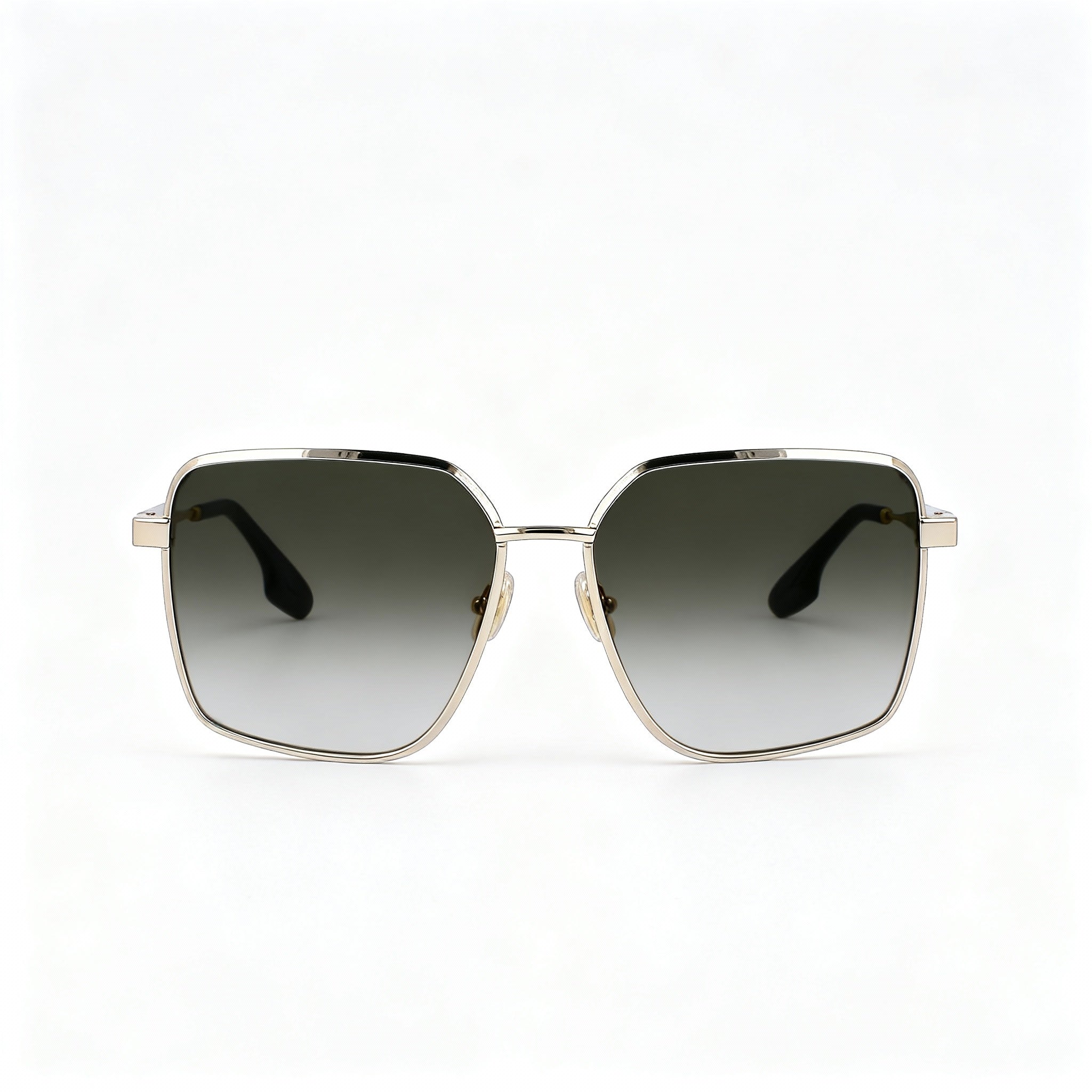 Salvatore Ferragamo Modern Women's Gold Khaki Magnesium Frame Non-Polarized Sunglasses 59mm