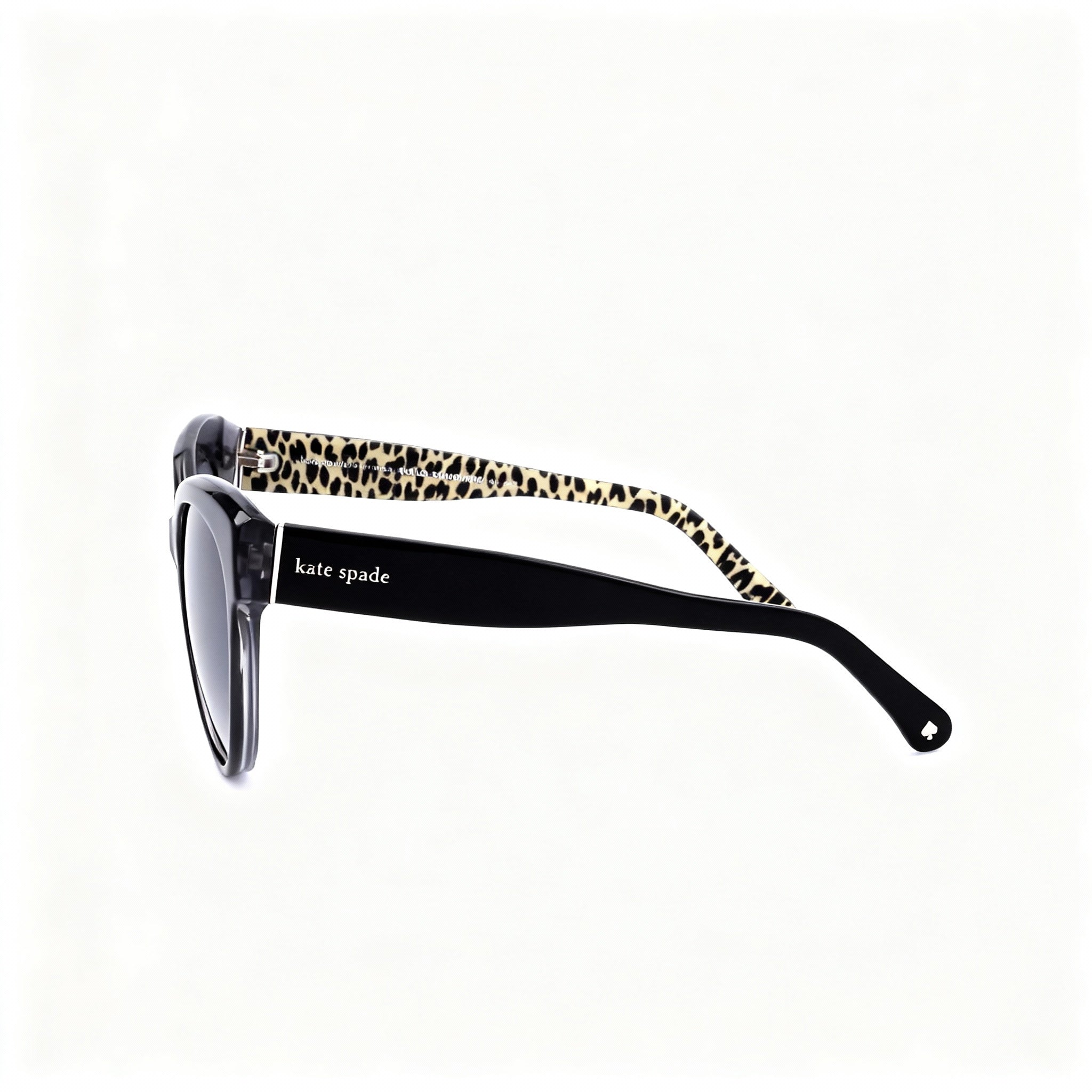 Kate spade new york Aubriella/G/S Women's Cat Eye Acetate Sunglasses Dark Grey Frame Dark Grey Shaded Lens 55-18-140mm
