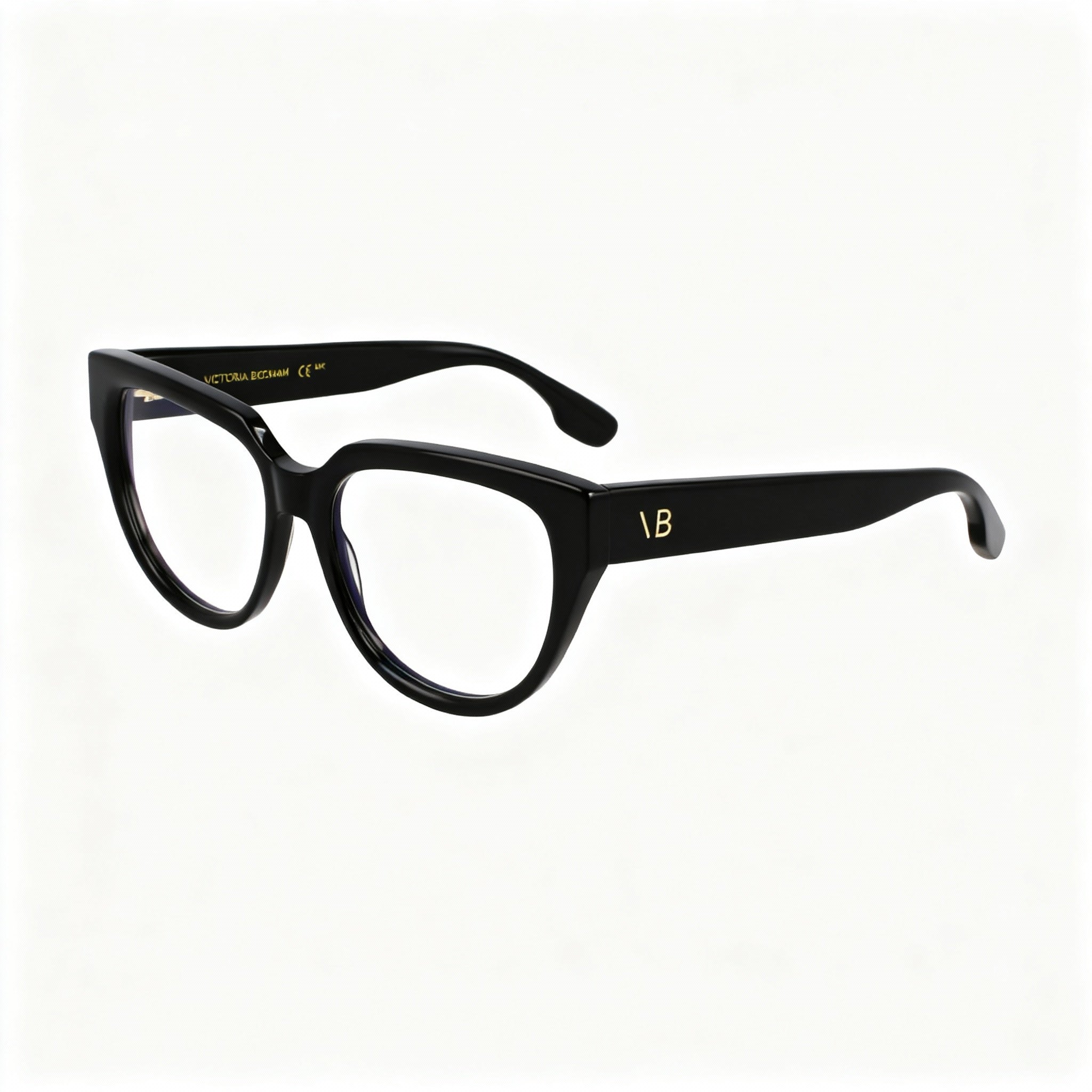 Victoria Beckham Vb2674 Women's Black Full-Rim Acetate Prescription Eyeglasses Frames 53-17-140
