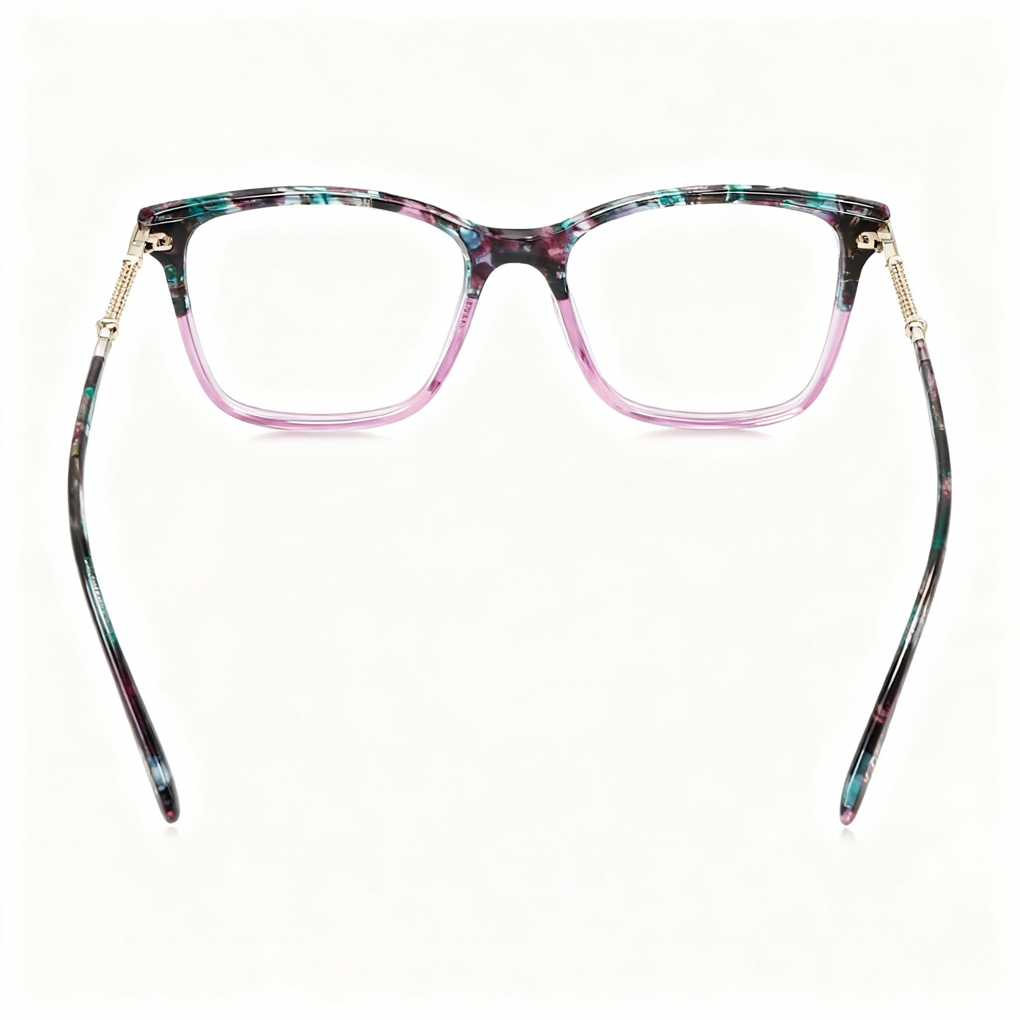 TOUS Classic Women's Acetate Optical Eyeglasses with Grey Havana Pink Frame, 52mm Lens, 17mm Bridge, 135mm Temple