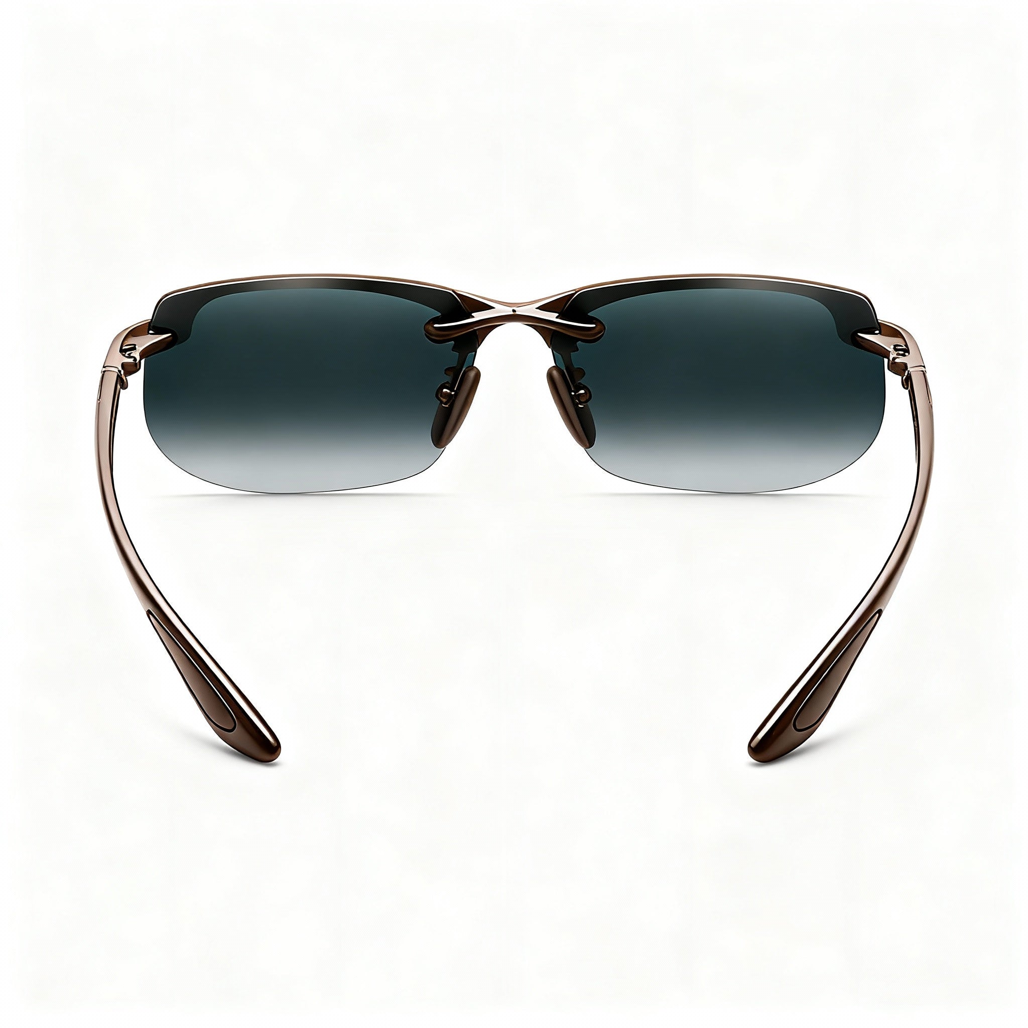 Maui Jim Banyans Asian Fit Women's Polarized Sunglasses, Gloss Black Nylon Frame, Neutral Grey Maui Brilliant Lenses (69-13-140)