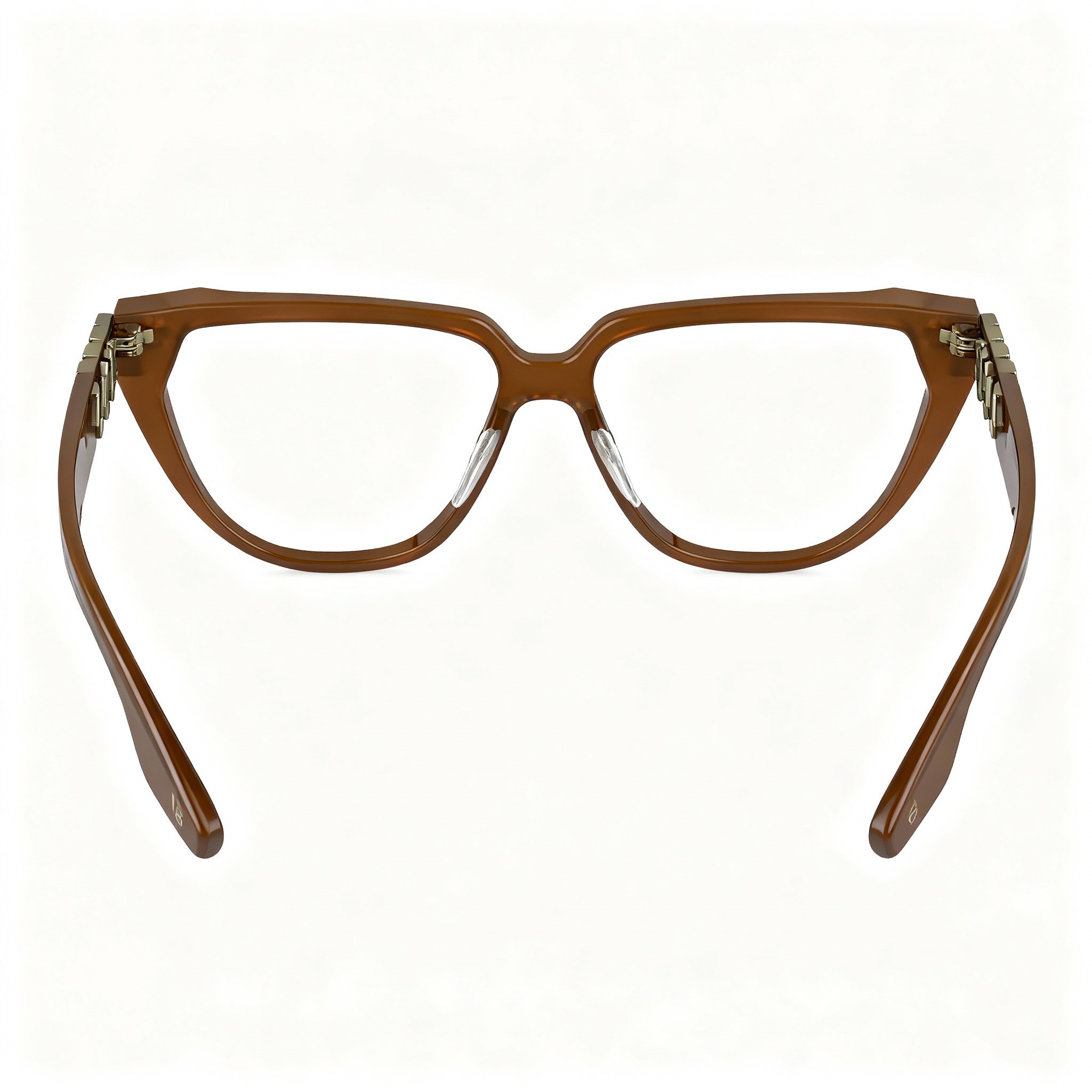 Victoria Beckham Modern Women's Caramel Acetate Frame Eyeglasses with Non-Polarized 54mm Lenses