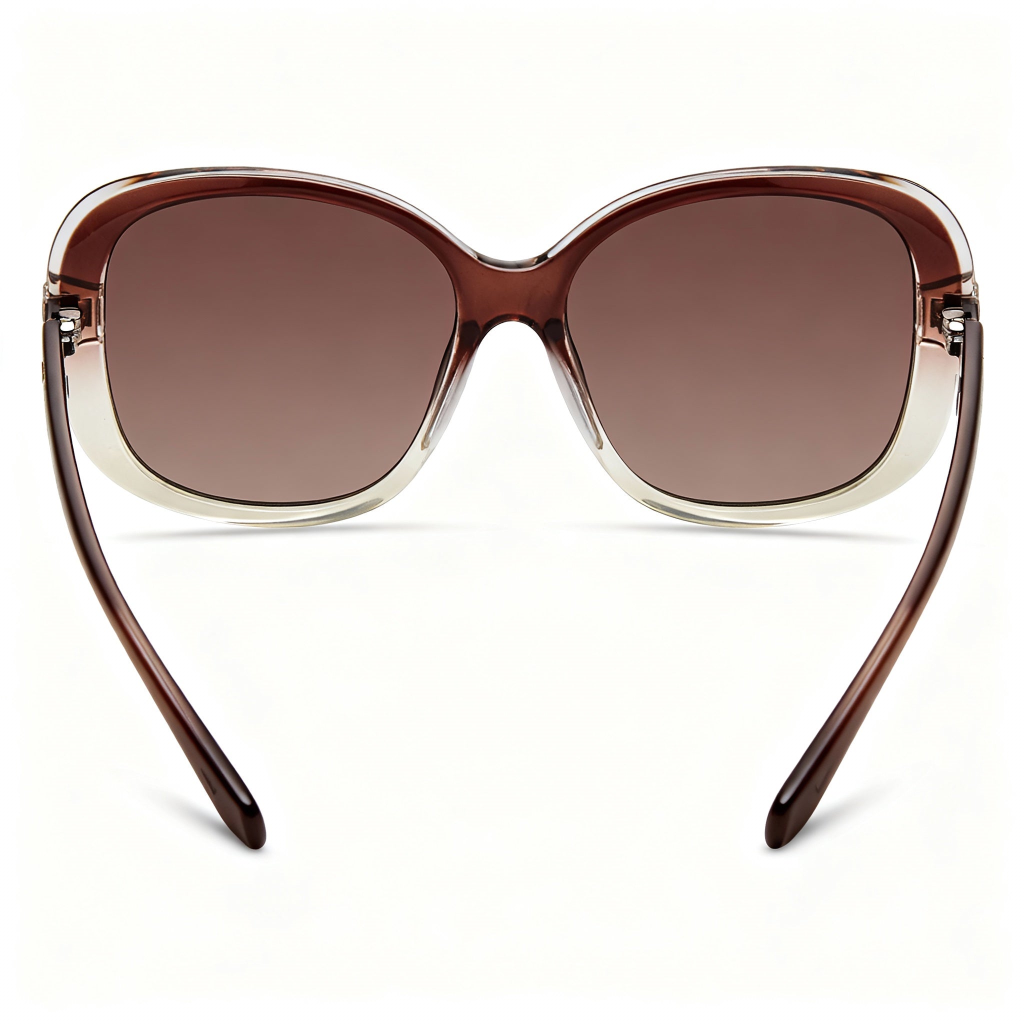 Kenneth Cole New York Kc5745f Women's Plastic Sunglasses, Shiny Light Brown, Gradient Brown Non-Polarized, 57-17-135