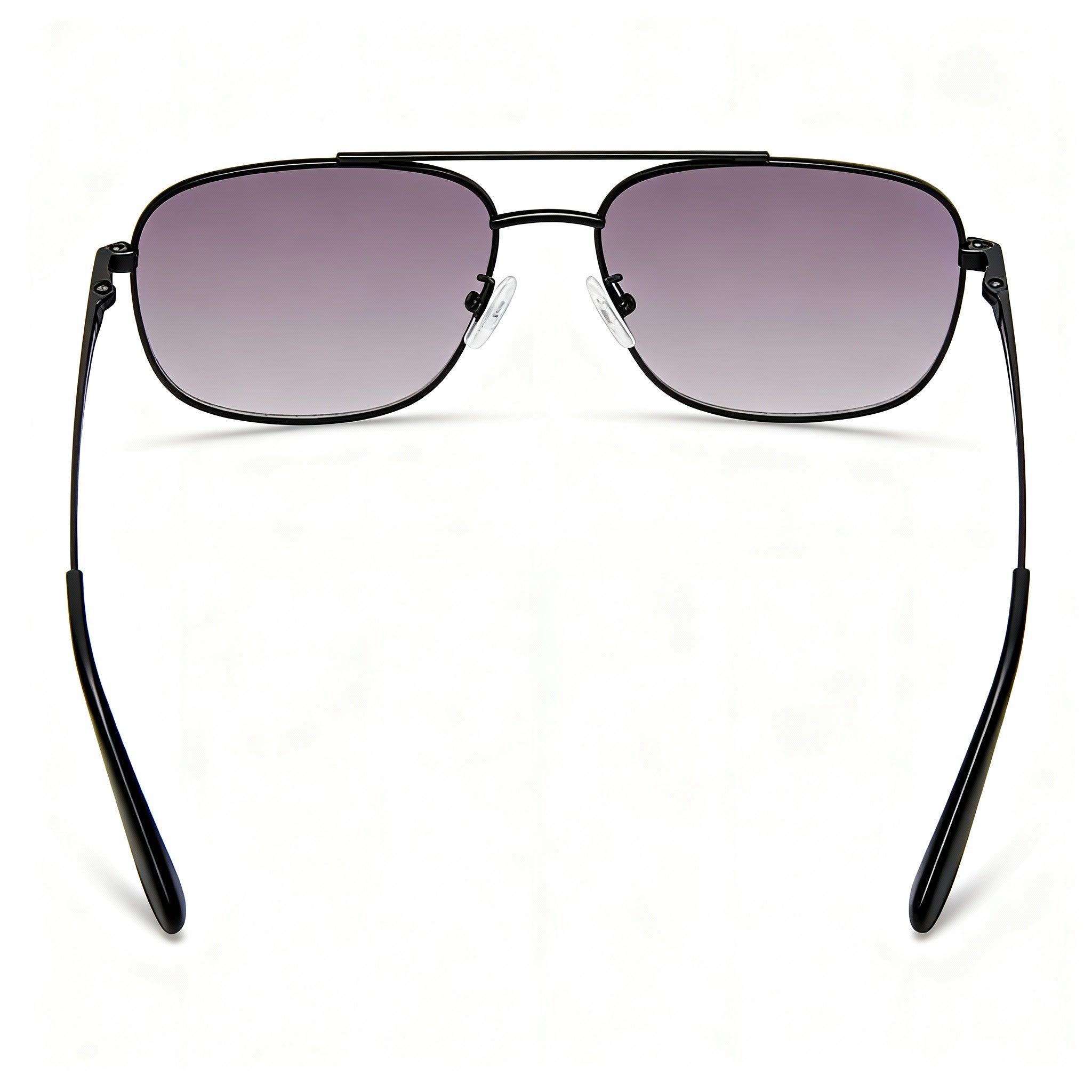 Kenneth Cole New York Kc5901b Women's Metal Non-Polarized Sunglasses, Shiny Black Frame, Gradient Smoke Lenses, 59mm