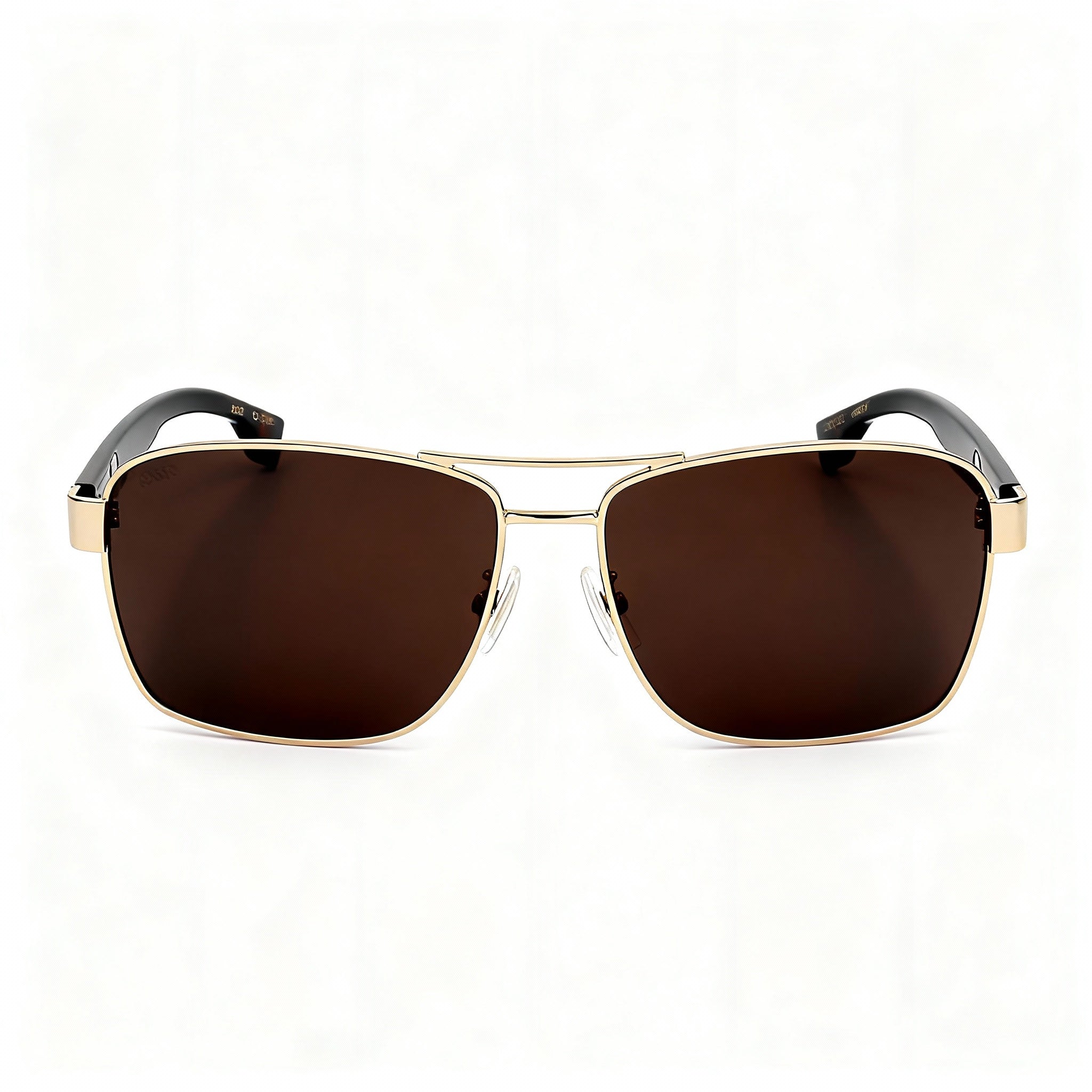 Hugo Boss Boss 1559/O/S Men's Brown Gold Metal Frame Polarized Sunglasses Brown Lens 60-15-140mm