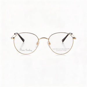 Pierre Cardin P.C. 6877 Round Eyeglasses Unisex — front view, Metal frame