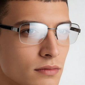 Pierre Cardin Silver Eyeglasses Men — lifestyle wear, office and reading