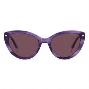 Polaroid 4175/S/X Cat Eye Sunglasses for Women — front view, Acetate frame