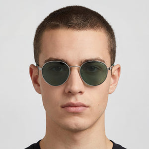 Polaroid Classic Silver Sunglasses Unisex — lifestyle wear, travel essential for sunny destinations