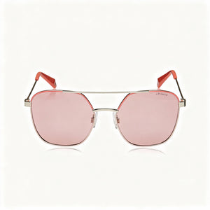 Polaroid Classic Square Sunglasses for Women — front view, Metal frame