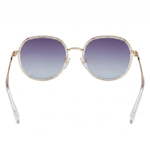 Polaroid Essential Oval Sunglasses for Men — interior view, Non-Polarized lens detail