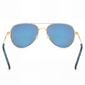 Polaroid Aviator Sunglasses for Men — interior view, Non-Polarized lens detail
