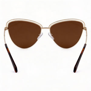 Polaroid Rectangle Sunglasses for Men — front view, Alloy Steel frame
