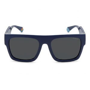 Polaroid Modern Rectangle Sunglasses for Women — front view, Polycarbonate frame