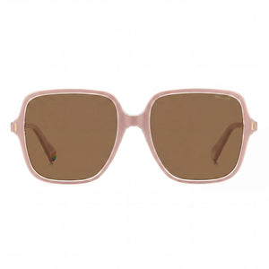 Polaroid Square Sunglasses for Women — front view, ECO POLYCARBONATE frame