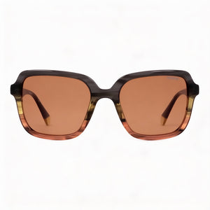 Polaroid Pld 4095/S/X Square Sunglasses for Women — front view, Plastic frame