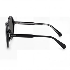 Polaroid Pld 4114/S/X Round Sunglasses Women — side view, Non-Polarized Gray lens