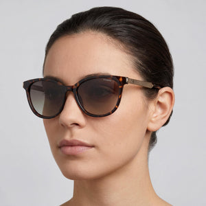Polaroid Pld 4125/G/S Cat Eye Sunglasses for Women — interior view, Non-Polarized lens detail