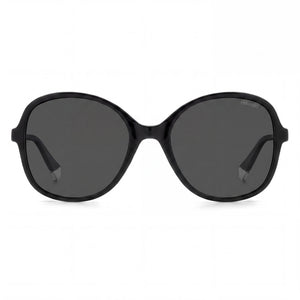 Polaroid Pld 4136/S Round Sunglasses for Women — front view, Polycarbonate frame