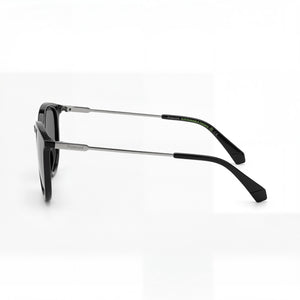 Polaroid PLD 4143/S/X Cat Eye Sunglasses Women — side view, Polarized Grey lens