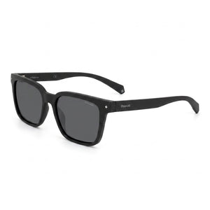 Polaroid Pld 6044/S Black Rectangle Sunglasses Unisex, Black lens