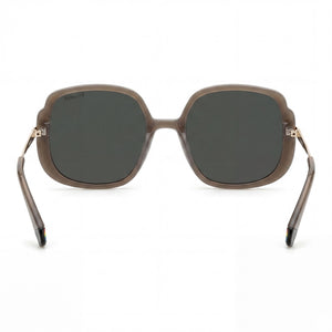 Polaroid PLD 6181/S Square Sunglasses Women — side view, Polarized Grey lens