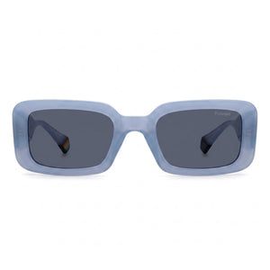 Polaroid PLD 6208/S/X Rectangle Sunglasses for Women — front view, Polycarbonate frame