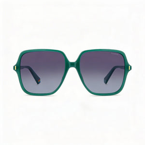 Polaroid PLD 6219/S Square Sunglasses for Women — front view, ECO Polycarbonate frame