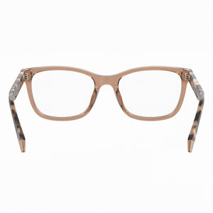 Polaroid PLD D338 Rectangle Eyeglasses for Women — interior view, Acetate frame detail